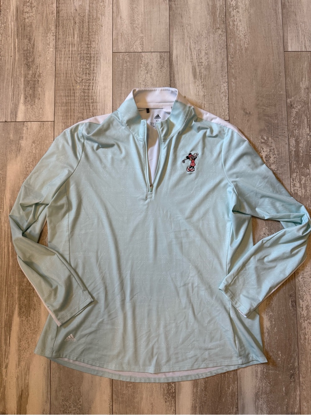 Disney Parks Disney Golf by Adidas Quarter Zip | EUC